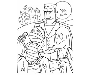 Free Halloween Coloring Pages from Crayola