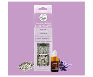 Belle Aroma Aromatherapy Scent Pendant: Elevate Your Senses On-The-Go!