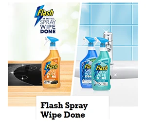 Flash 'Spray Wipe Done' Cleaner Product Test - Apply Now for Your Free Trial!