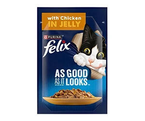 Free FELIX® As Good As It Looks Chicken in Jelly Sample!