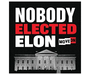 Get Your Free 'Nobody Elected Elon' Sticker - Join the Movement Against Billionaire Influence