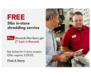 Free Document Shredding at Office Depot – Safely Dispose of Up to 5 lbs of Paper!
