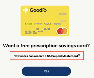 Get a Free Prescription Discount Card and a $5 Mastercard for New Users