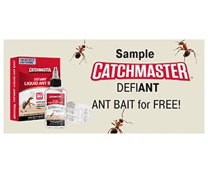 Get a Free Sample of Catchmaster DefiANT Liquid Ant Bait - Defend Against Ant Invasions!