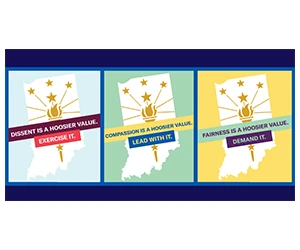 Spread Hope and Positivity with a Free Hoosier Values Poster or Window Cling!