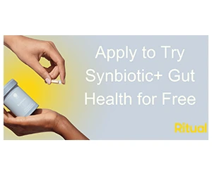 Claim Your Free Full-Size Ritual Synbiotic+ Supplements - Apply Today!