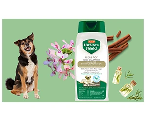 Get a Free Sample of Hartz Nature's Shield Flea & Tick Dog Shampoo!