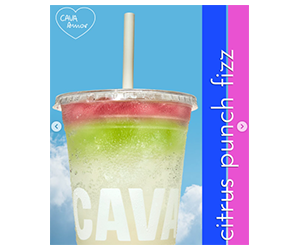 Enjoy a Free CAVA Drink on Wednesdays After 3 PM!