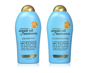 Get a Free Sample of OGX Argan Oil Shampoo & Conditioner!