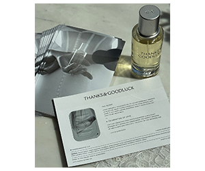 Get Your Free Thanks & Goodluck Fragrance Sample!