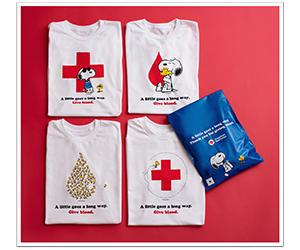 Free PEANUTS T-Shirt Giveaway - Donate Blood with American Red Cross!