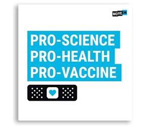 Claim Your Free “Pro-Science, Pro-Health, Pro-Vaccine” Sticker - MoveOn Campaign
