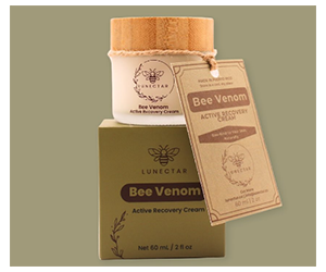 Try Lunectar's Bee Venom Active Recovery Cream - Free Sample Early Access!