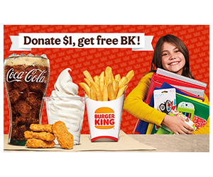 Free Burger King Food Offers - Help Students While You Save!