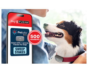 Enter to Win a Petivity Smart GPS + Activity Dog Tracker!