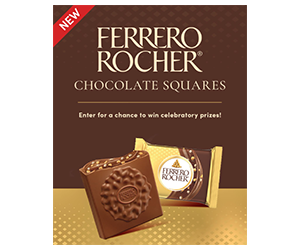 Enter to Win Delicious Prizes with Ferrero Rocher Chocolate Squares!