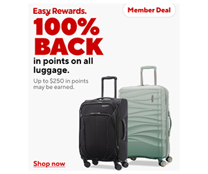 Free Luggage Offer | Earn 100% Back in Staples Easy Rewards™!