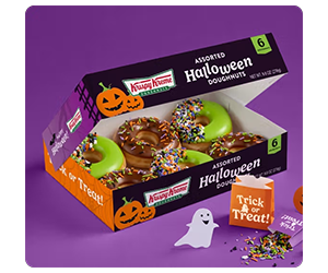 Free Trick or Treat! Donut - Celebrate Halloween at Krispy Kreme!