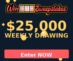 Win $25,000 Weekly Sweepstakes - Enter for Your Chance to Win Big!