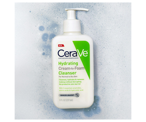 Free CeraVe Hydrating Cream-to-Foam Cleanser Sample - Gentle & Effective Care!