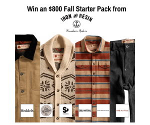 Enter to Win an $800 Fall Prize Pack from Iron & Resin - Adventure Awaits!