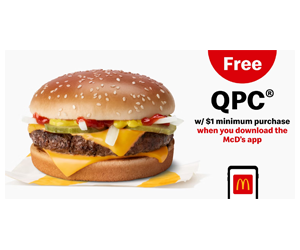 Get a Free Quarter Pounder with Cheese - Your Favorite Burger Awaits!