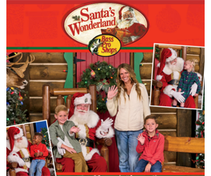 Free Santa’s Wonderland Event at Bass Pro Shops & Cabela’s