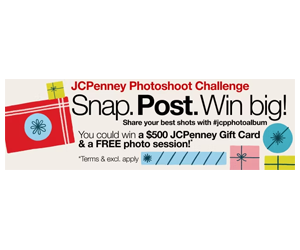Enter the Photoshoot Challenge to Win a $500 JCPenney Gift Card!