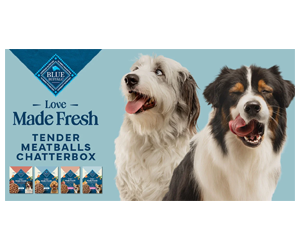 Free Blue Buffalo Love Made Fresh Tender Meatballs Chatterbox Kit - Apply Now!