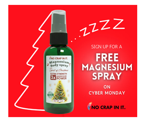 Claim Your Free Limited Edition Magnesium Spray This Cyber Monday!