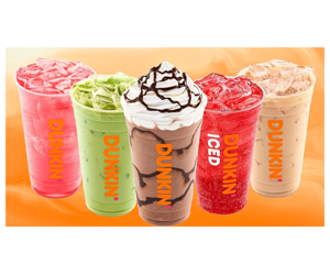 Get Your Free Dunkin' Non-Coffee Drink Reward!