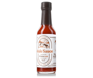 Claim Your Free Sticker Mule Hot Sauce Bottle!