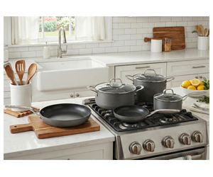 Enter to Win a Swiss Diamond Hard Anodized 8-Piece Cookware Set!